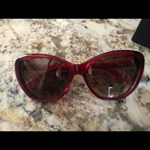 Cat Eye Red Sunglasses